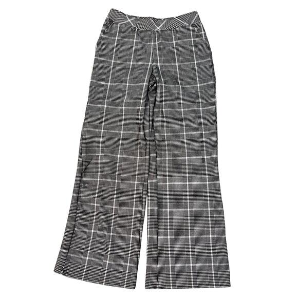 Serra Wide Leg Houndstooth Dress Pants Small - Picture 1 of 3